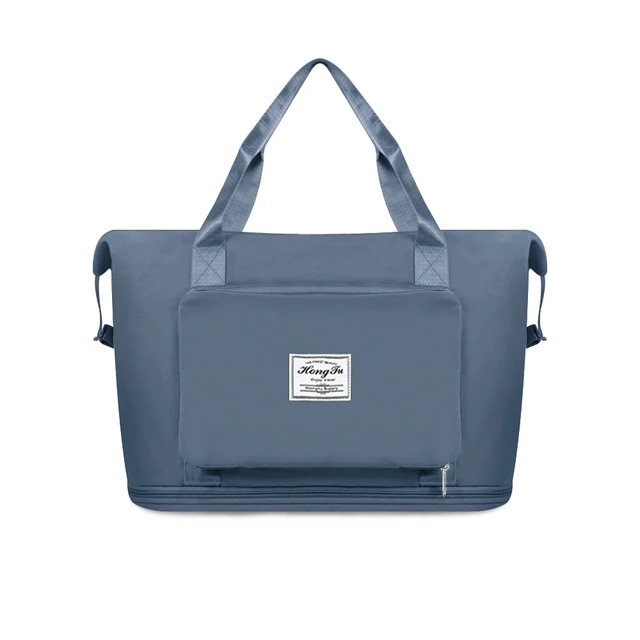 Travel Bag | Foldable, Expandable | Shoe Compartment, Luggage Attachable