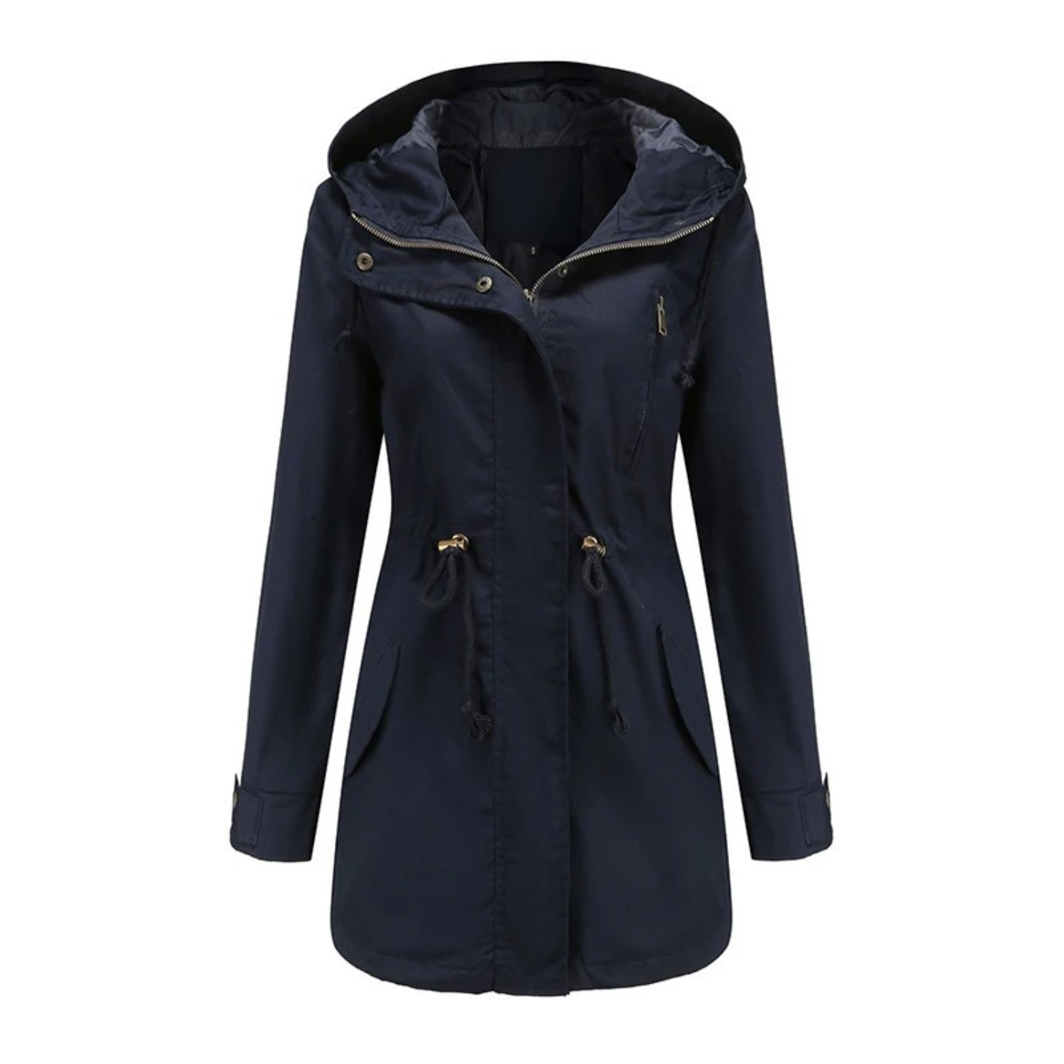 Women's Rain Jacket | Waterproof, Long, Fitted Flare