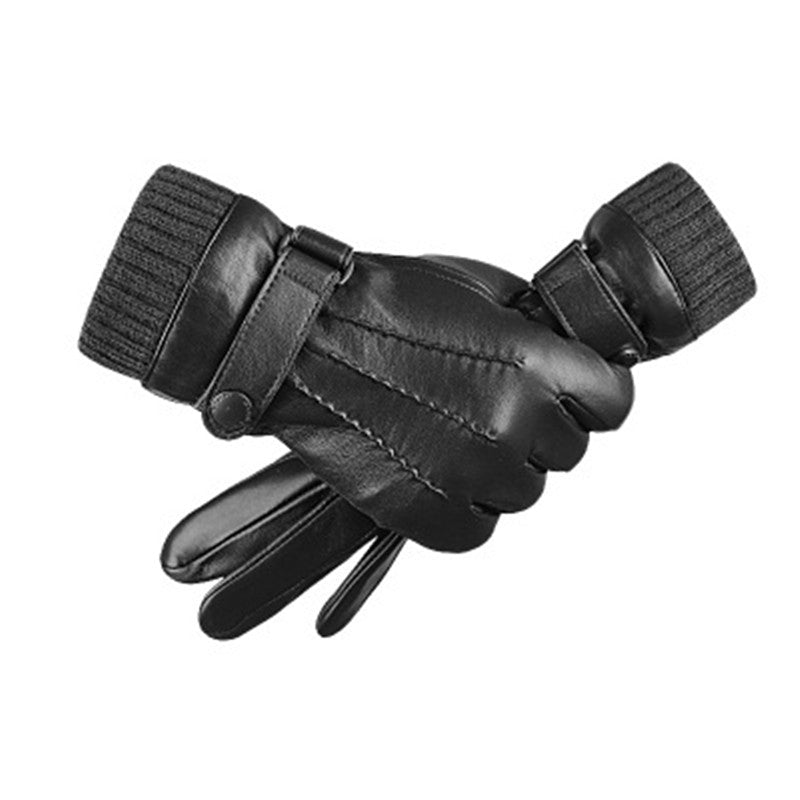 Leather Gloves | Sheepskin, Waterproof, Windproof | Touchscreen Compatible