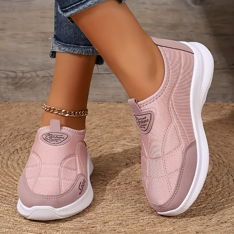 Women orthotic walking sneakers with arch support and cushioned sole
