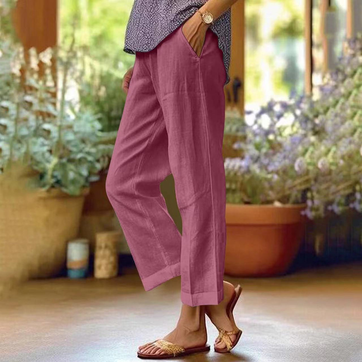 Women's Pants | Straight Leg, Lightweight Summer