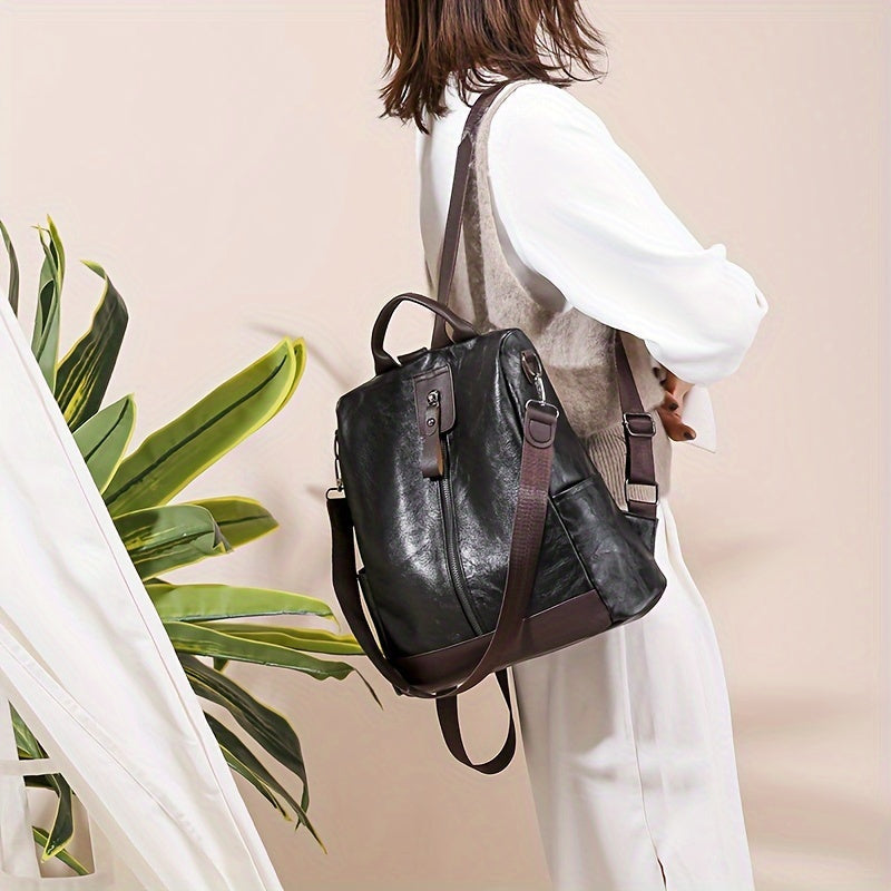 Women's Backpack | Anti-Theft, Vegan Leather | Urban