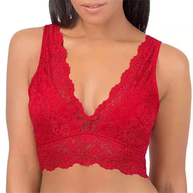Lace Bralette | Crop lace top | Soft fabric, slim fit