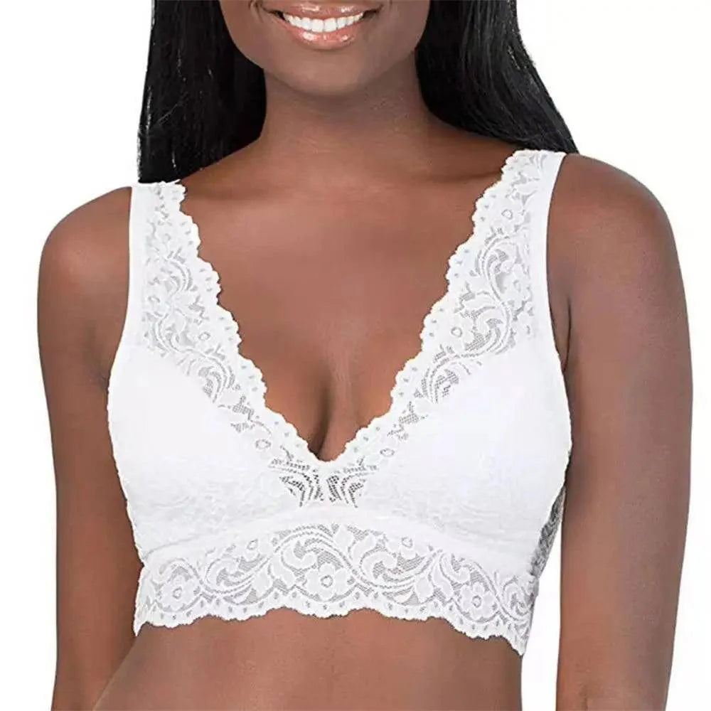 Lace Bralette | Crop lace top | Soft fabric, slim fit