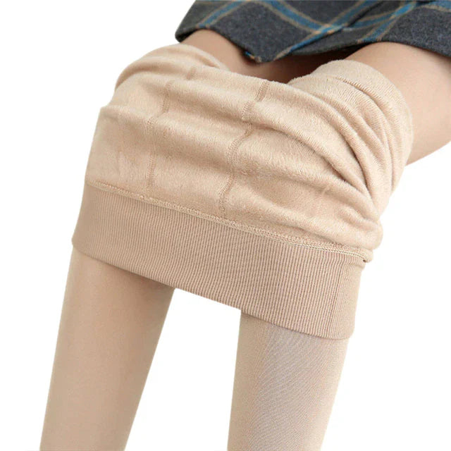 Thermal Leggings | Women, High Waisted, Velvet | Warm, Winter Wear