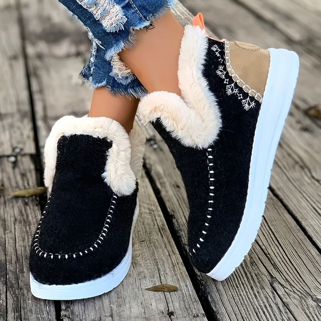 Sheepskin Boots | Women's Orthopedic Style, Fleece Lined | Slip On, Warm