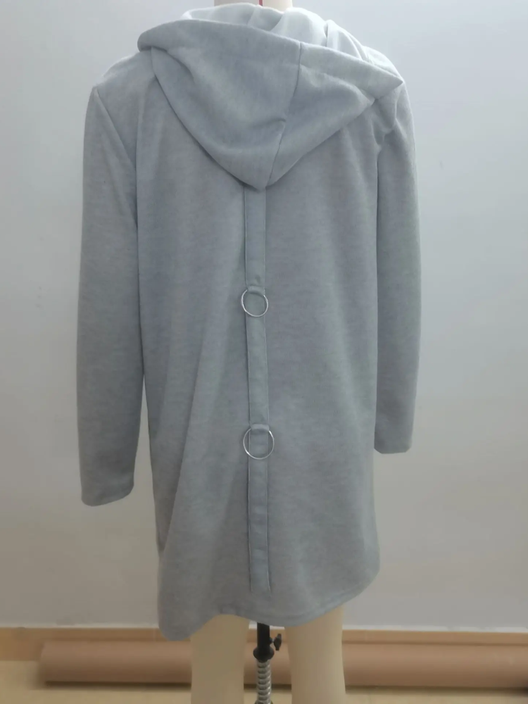 Women's Knit Cardigan | Hooded, Button Closure | Elegant