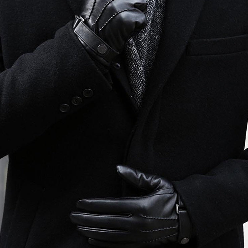 Leather Gloves | Sheepskin, Waterproof, Windproof | Touchscreen Compatible