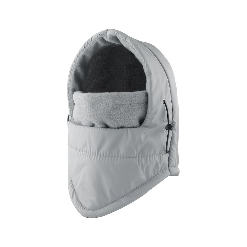 Unisex Insulated Winter Balaclava Hood with Face Cover