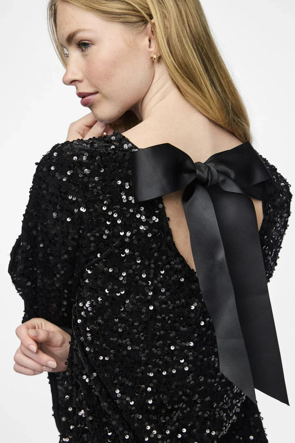 Christmas Party Dress | Women's Sequin Mini Dress, Glitter, Festive Style