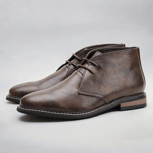 Men's Ankle Boots | Lace-Up, Synthetic Leather