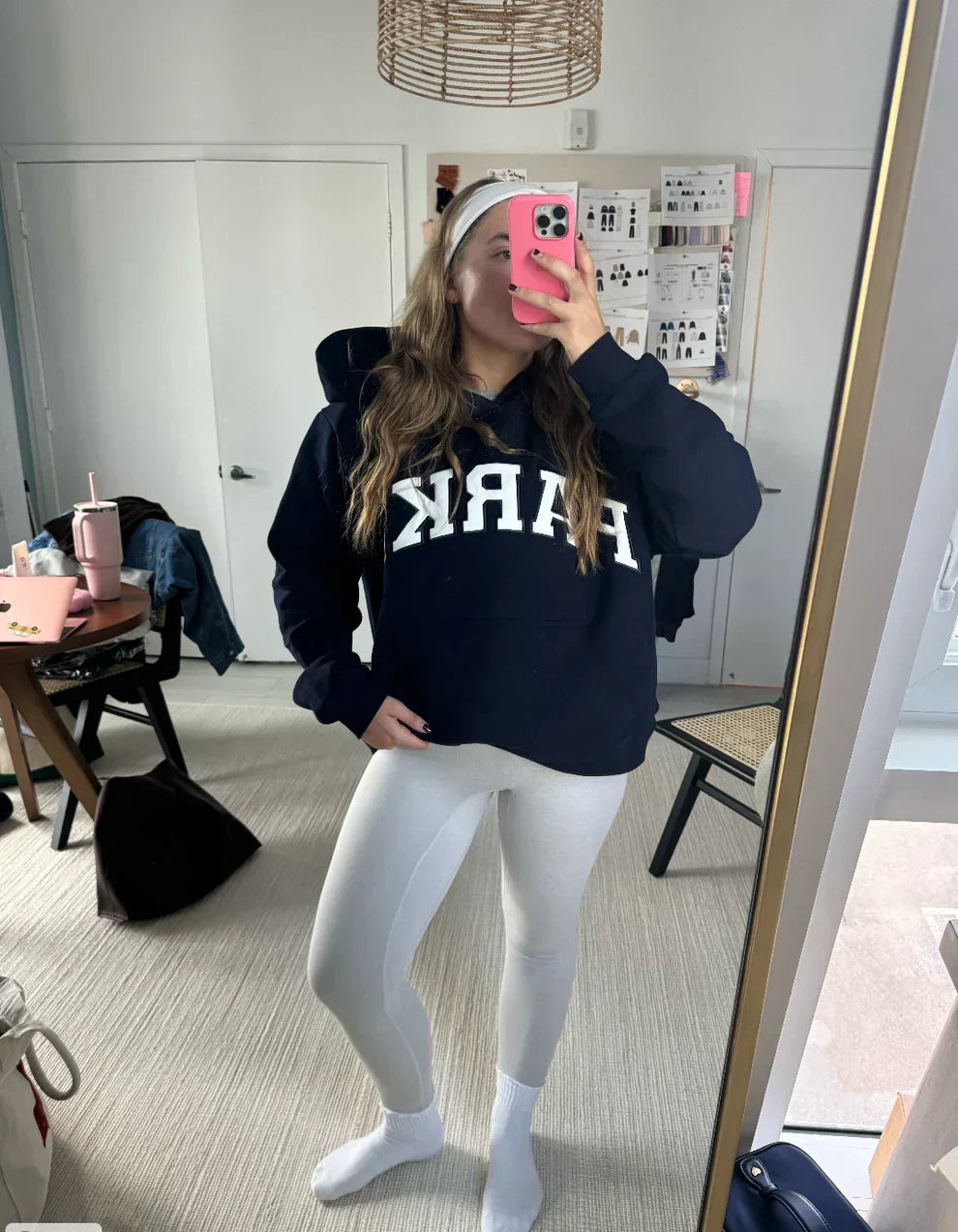 Women's Varsity Sweatshirts | Oversized Crewneck & Hoodie | Chenille Lettering