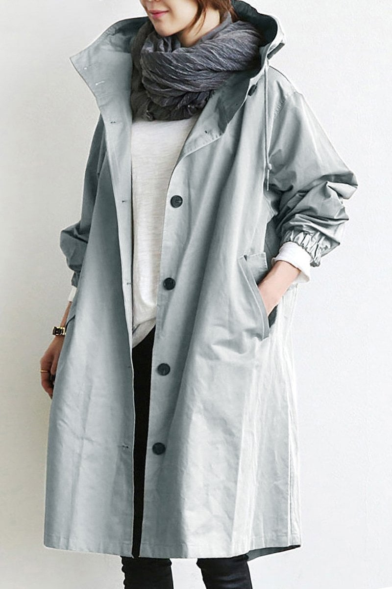 Women's Rain Jacket | Mid-Length, Hood | 9 Colors