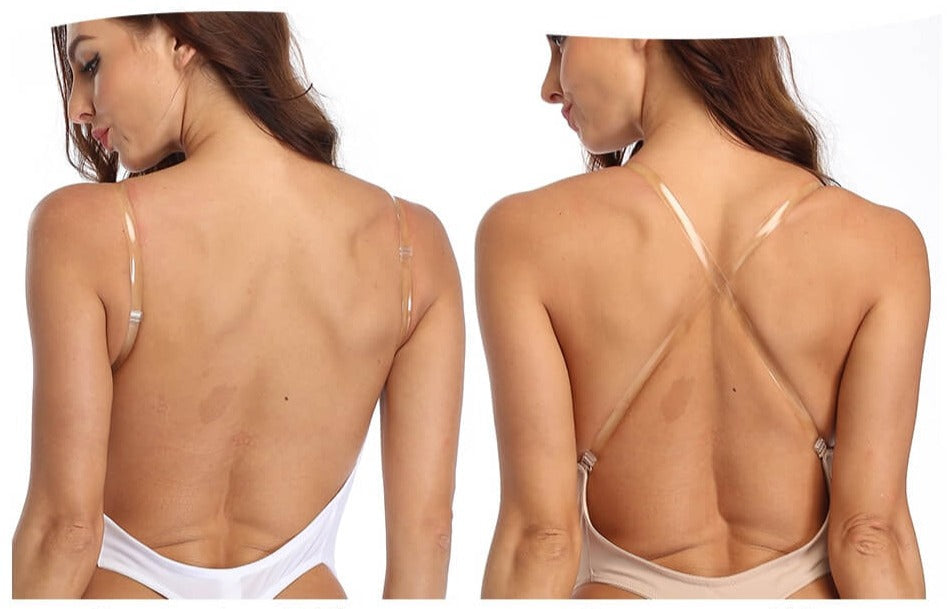 Women's backless body shaper bra with seamless fit and support