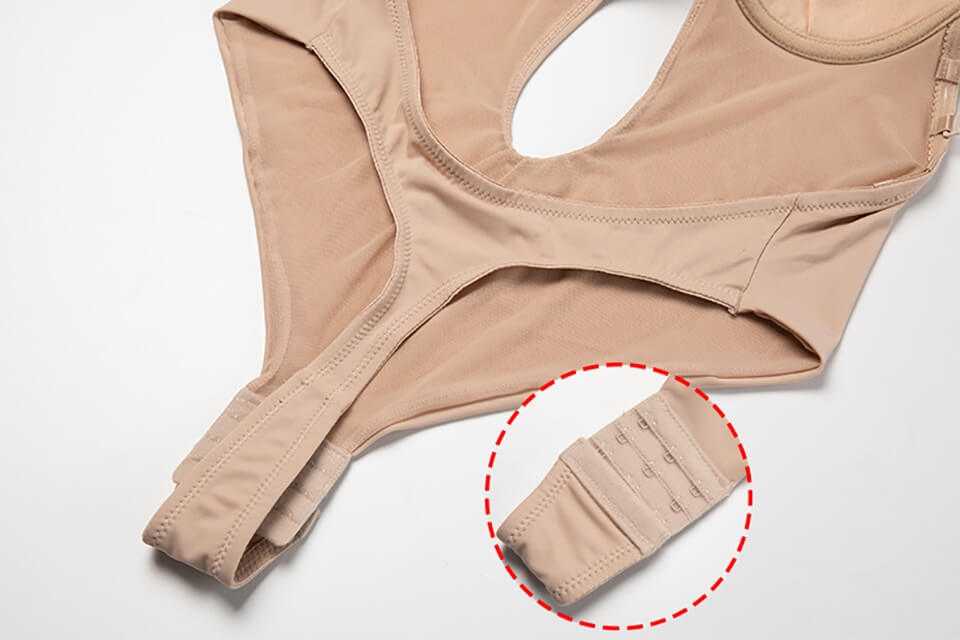 Women's backless body shaper bra with seamless fit and support