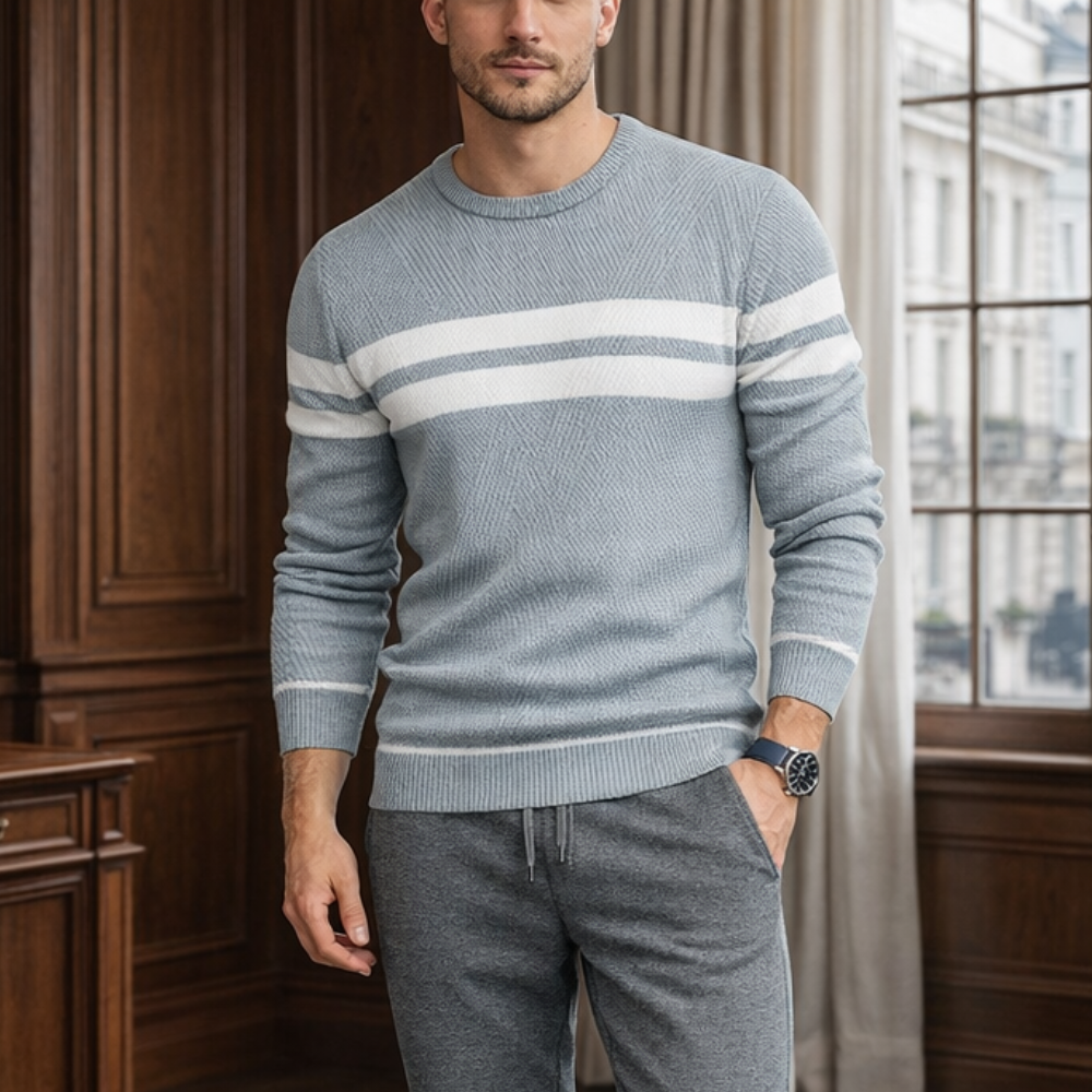Men's Elegant Knit Sweater | Casual Style | Soft, Comfortable, Versatile
