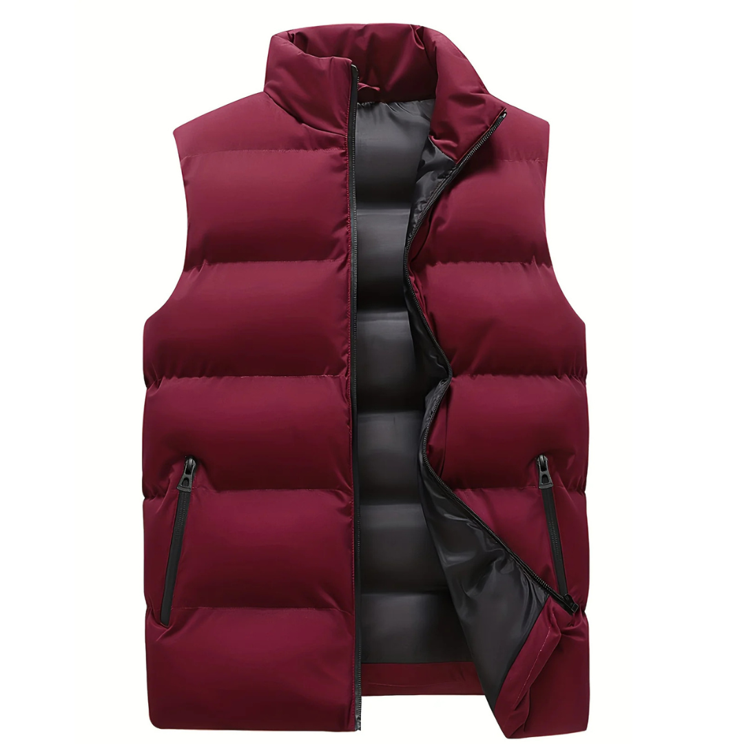 Men Quilted Gilet Sleeveless