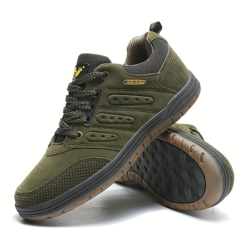 Men's Hiking Shoes - Sturdy - Laced - Durable Traction