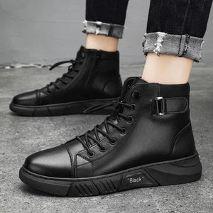 Men's Boots | Black Leather, Waterproof, All-Terrain