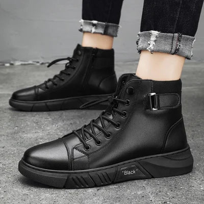 Men's Boots | Black Leather, Waterproof, All-Terrain
