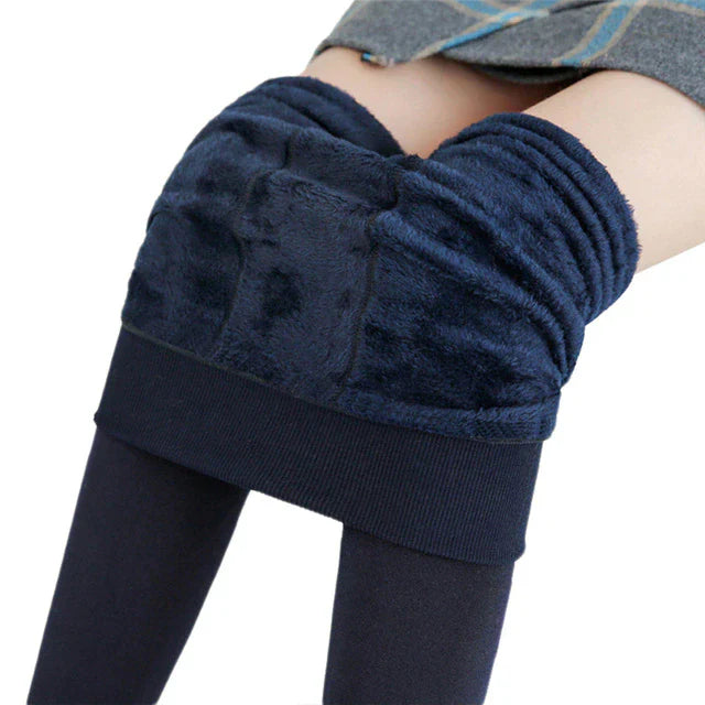 Thermal Leggings | Women, High Waisted, Velvet | Warm, Winter Wear