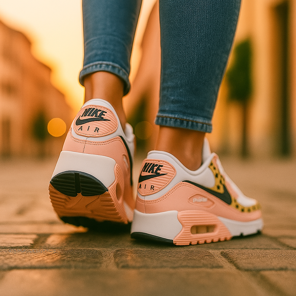 Women's Shoes | Leopard Pink | Breathable, Comfortable