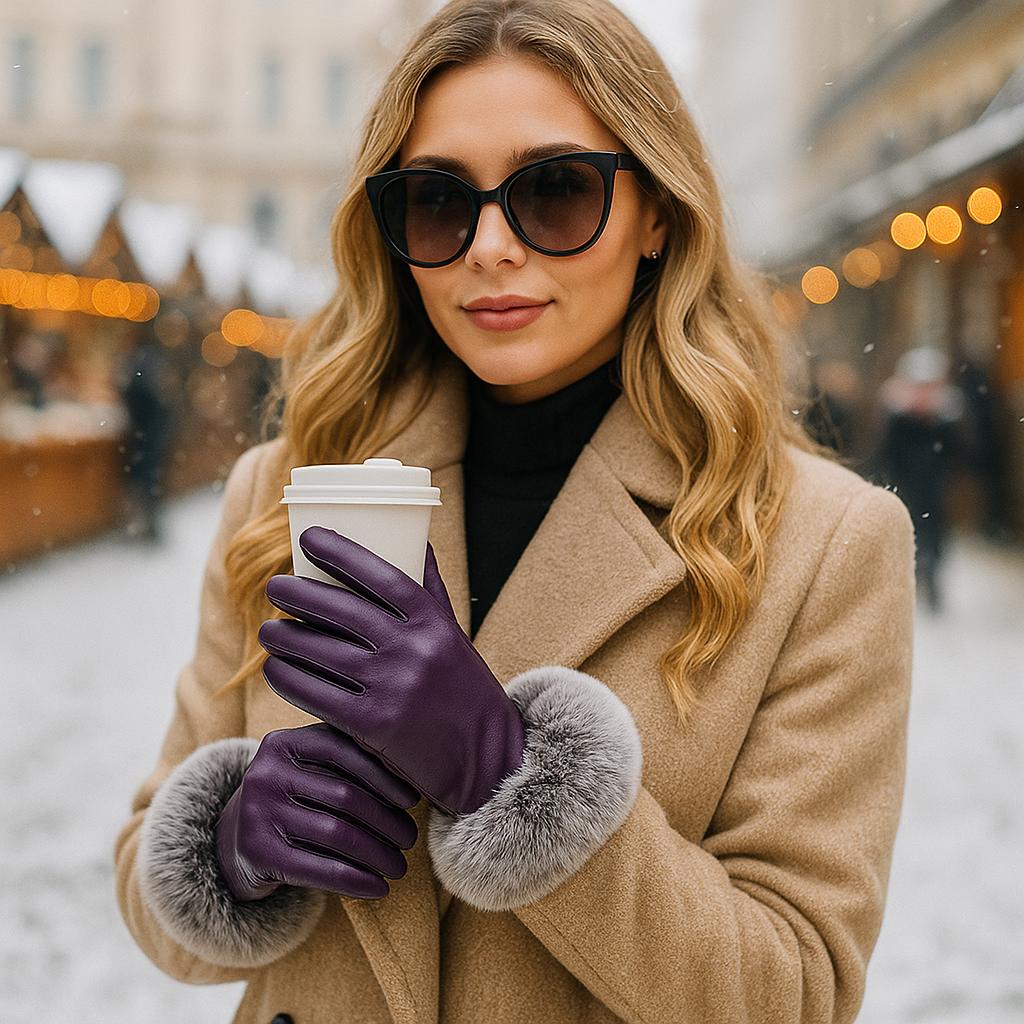 Winter Gloves | Women’s Soft Thermal | Elegant Warm Comfort Fit