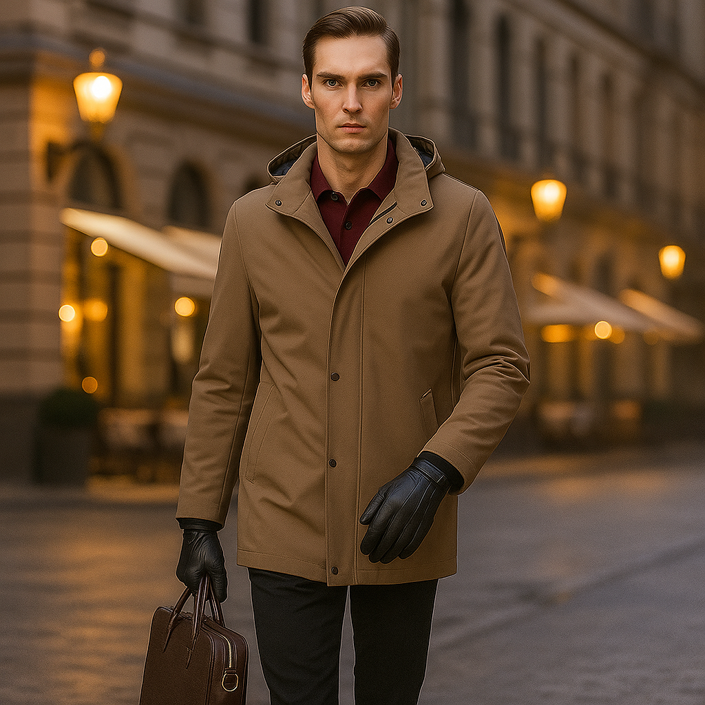 Men’s Leather Gloves | Slim Fit, Winter | Thermal Warm Style