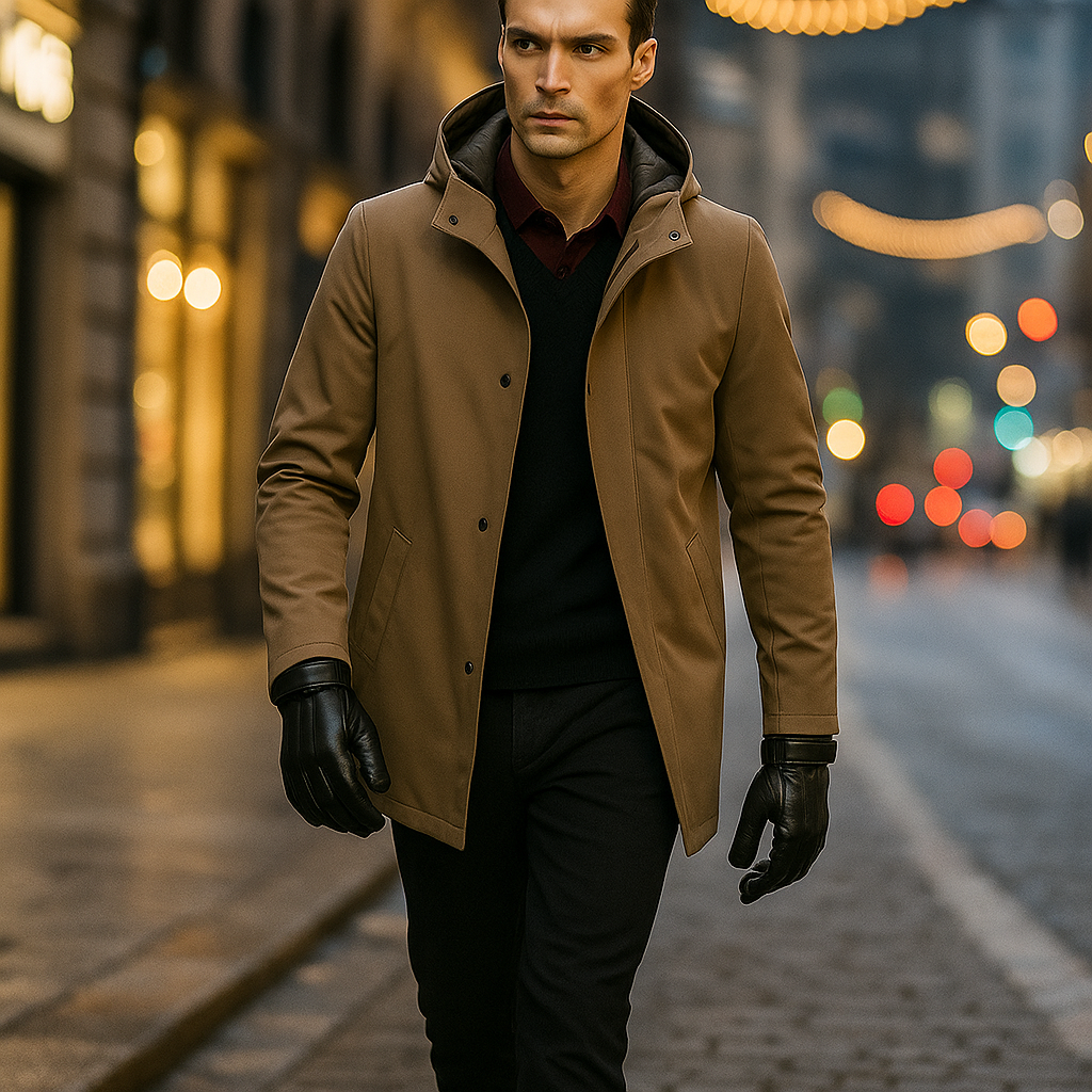 Men’s Leather Gloves | Slim Fit, Winter | Thermal Warm Style