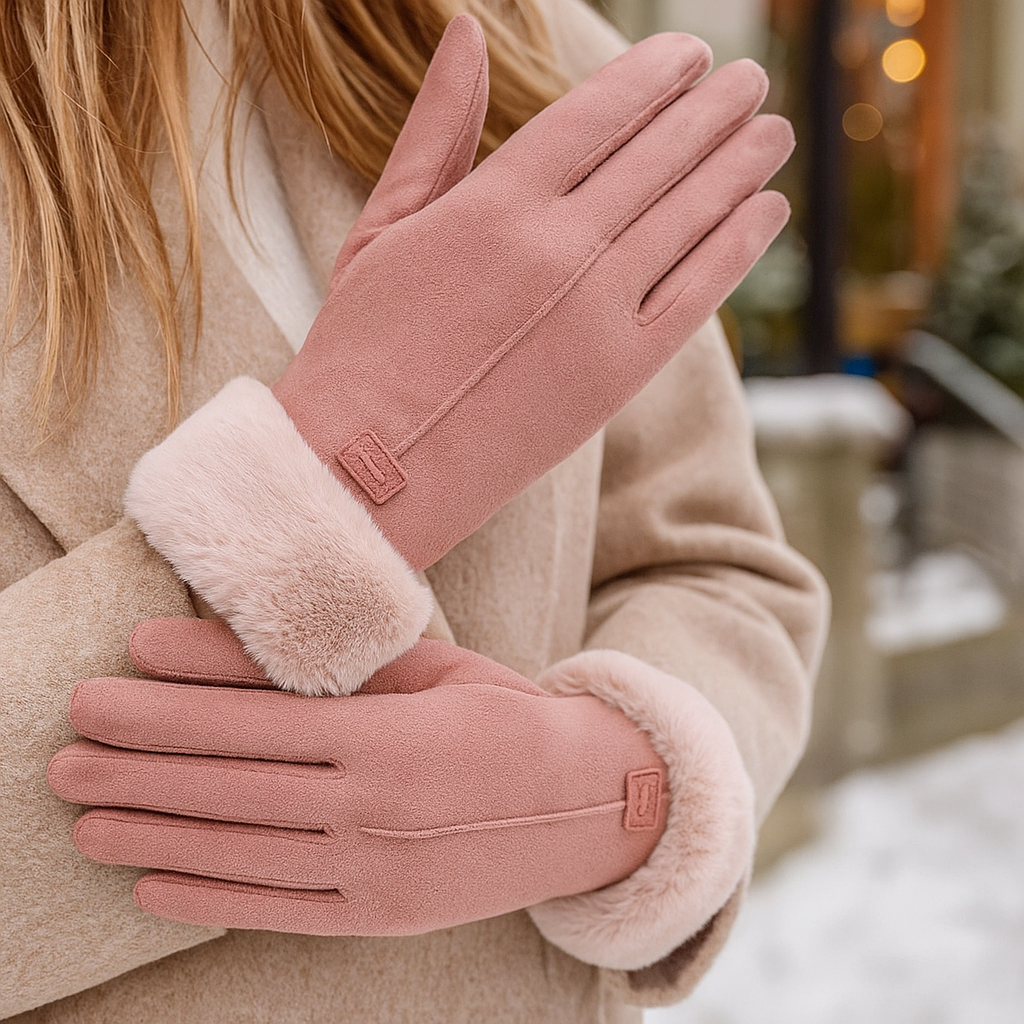 Winter Gloves | Women’s Soft Lined | Thermal Warm Comfort Fit