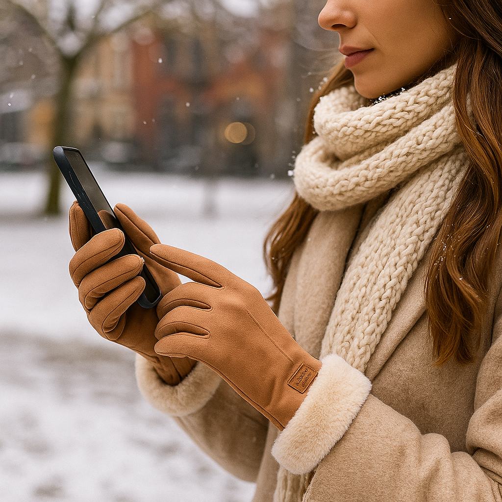 Winter Gloves | Women’s Soft Lined | Thermal Warm Comfort Fit