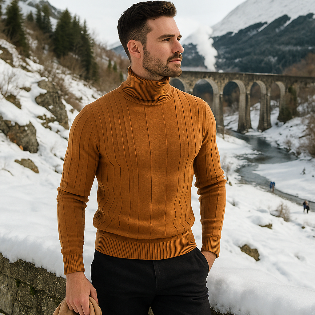 Premium Men’s Classic Half-Zip Casual Sweater