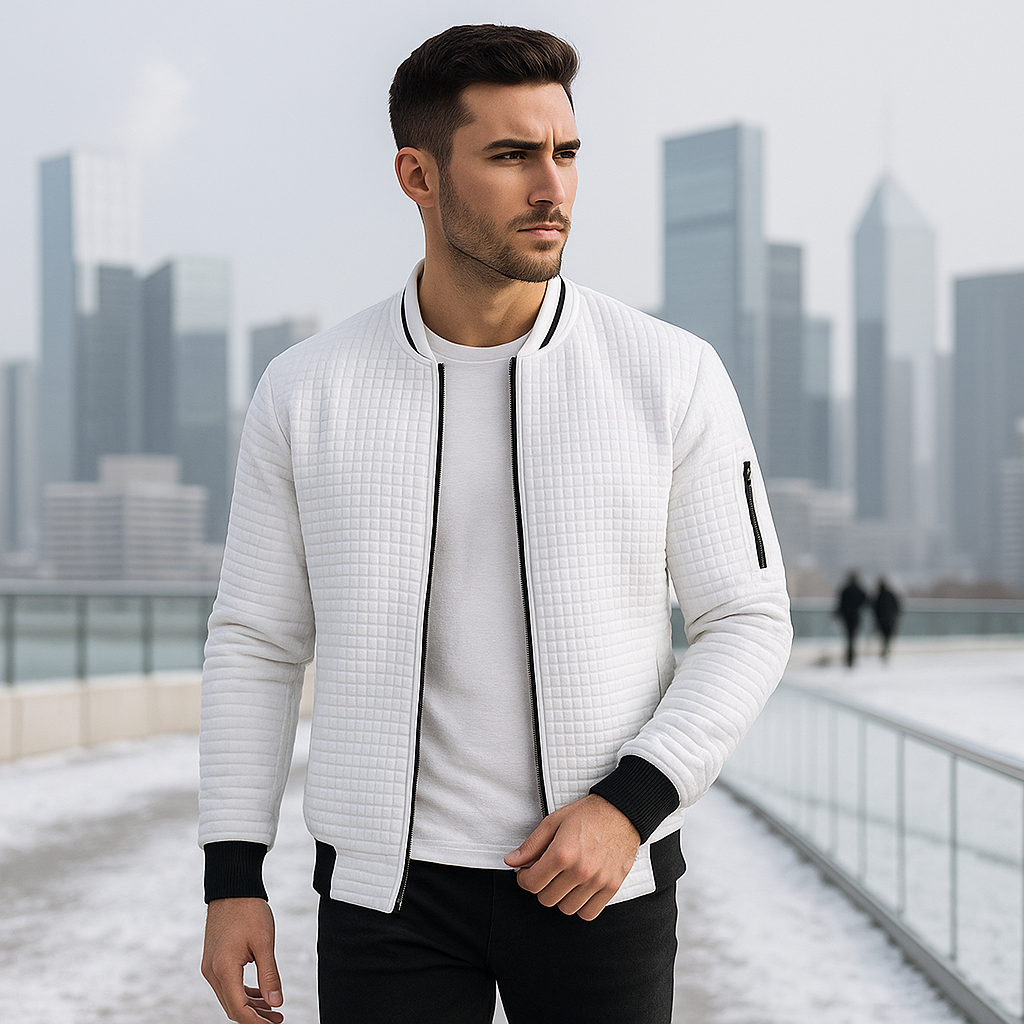 Men's Zip-Up Sweater - Warm - Comfortable - Winter