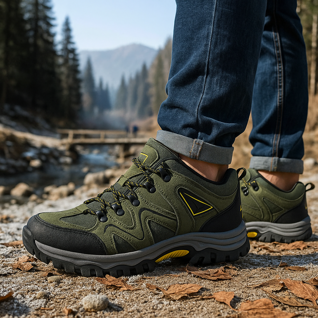 Men's Trekking Shoes - Outdoor - Waterproof - Non-Slip - Lightweight