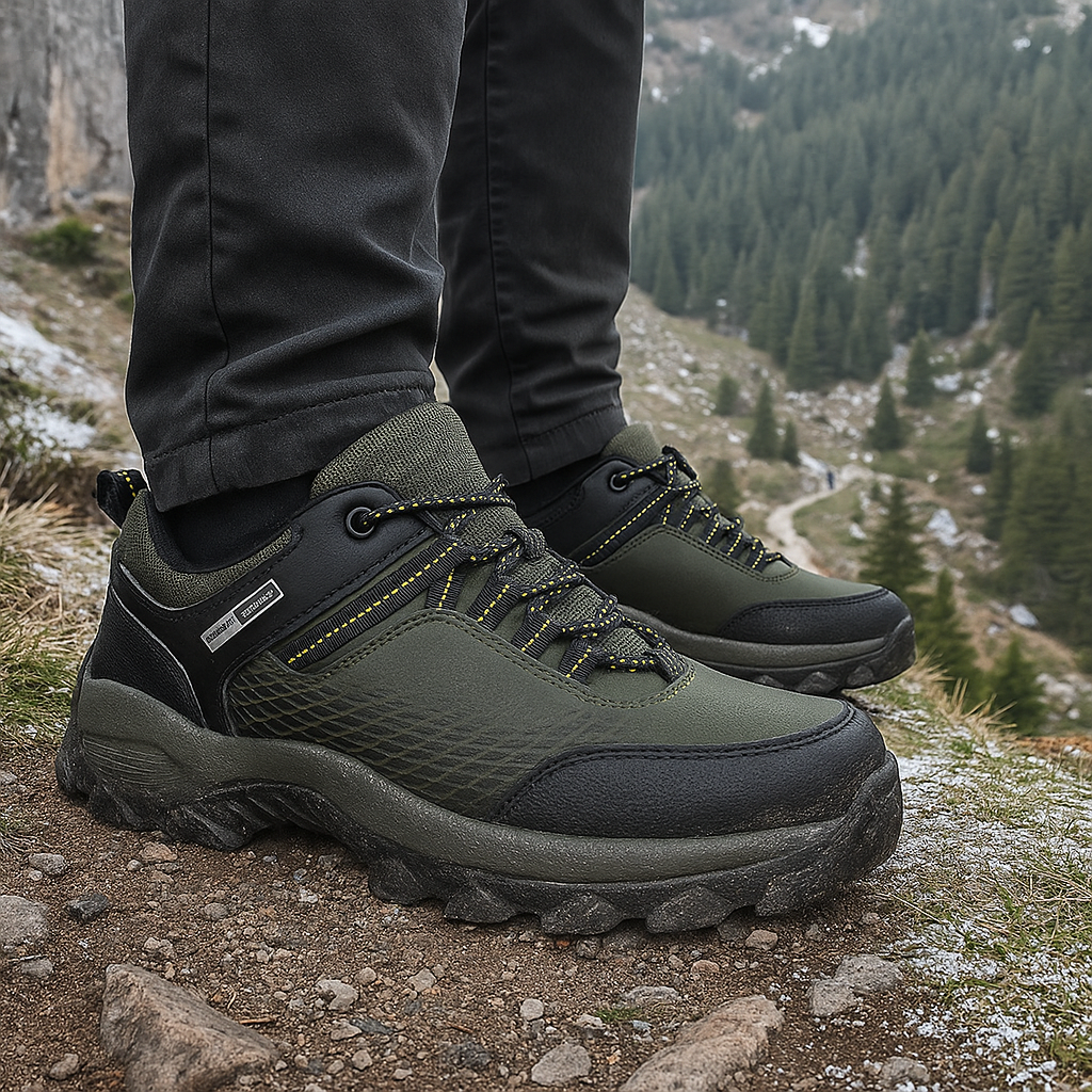 Men's Barefoot Trekking Shoes - Lace-Up - Lightweight - Durable