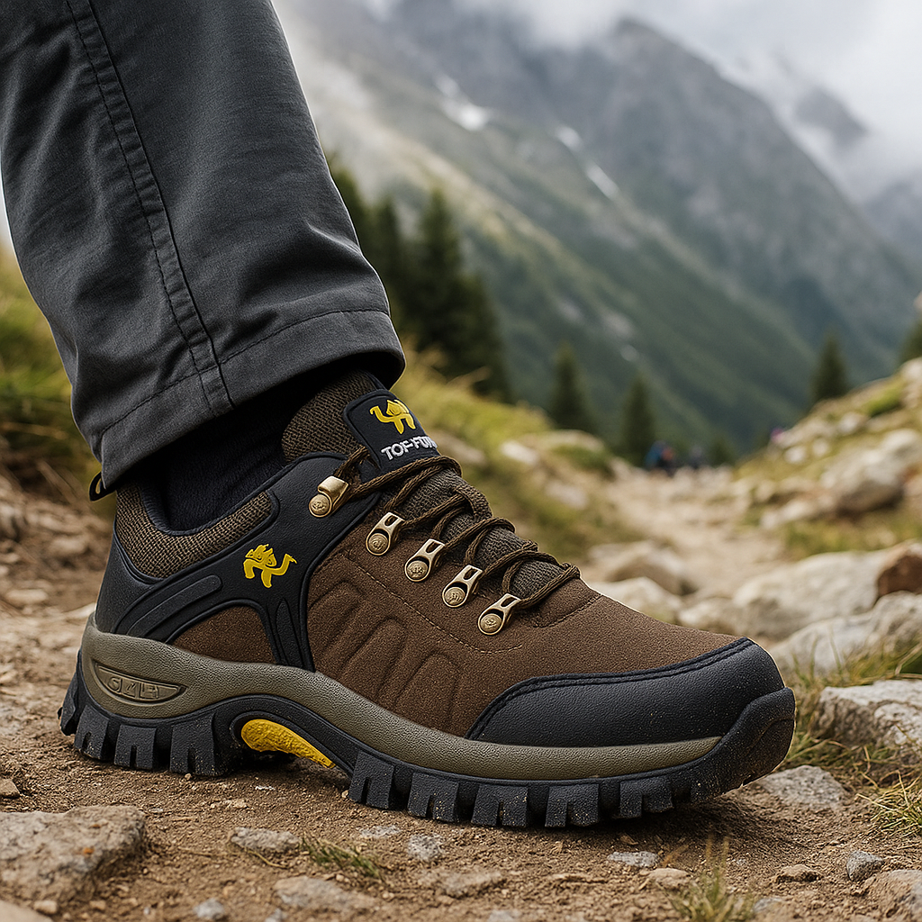 Men's Waterproof Mountain Hiking Shoes - Trekking - Trail Grip