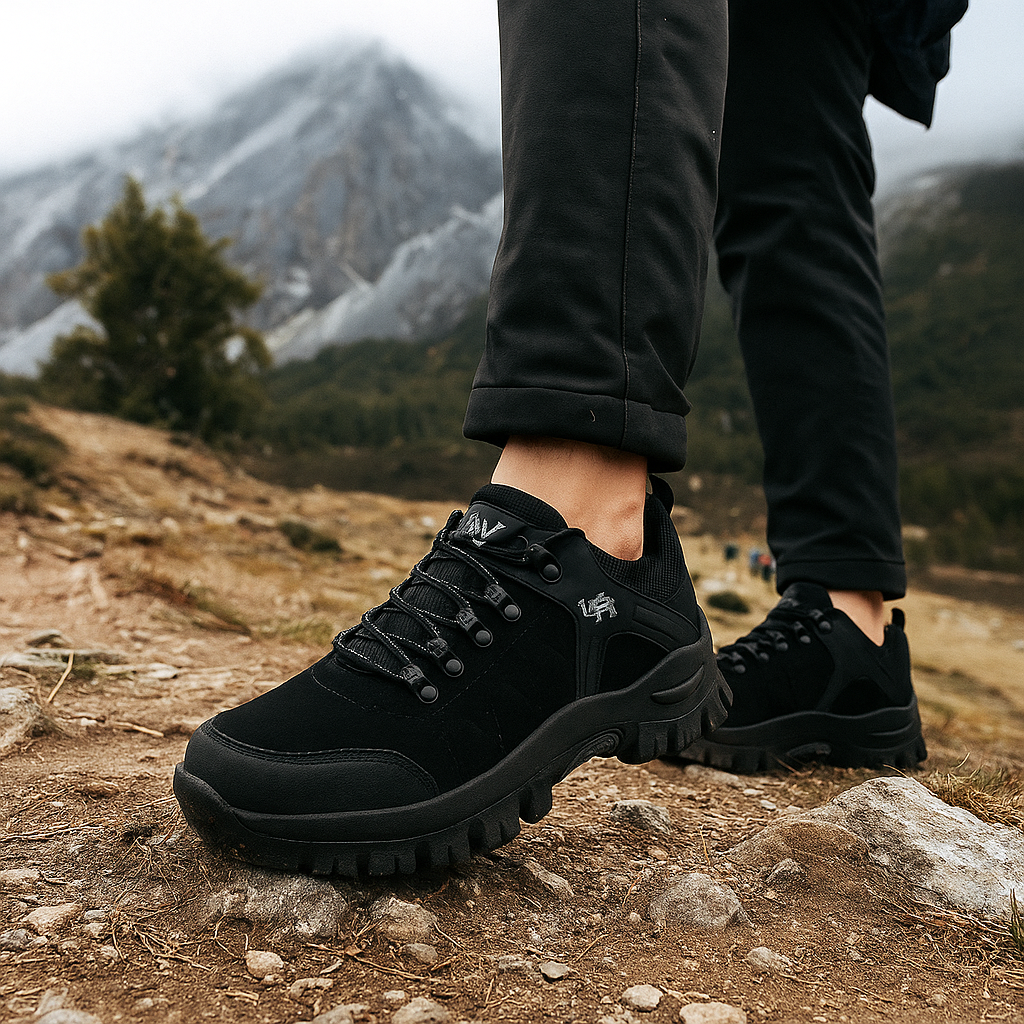 Men's Waterproof Mountain Hiking Shoes - Trekking - Trail Grip