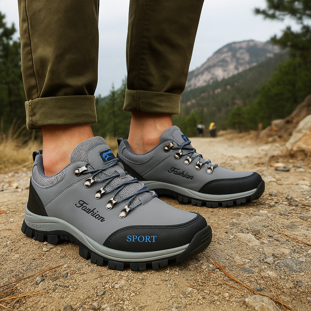 Men's Waterproof Trekking Trail Shoes - Lightweight - Superior Grip