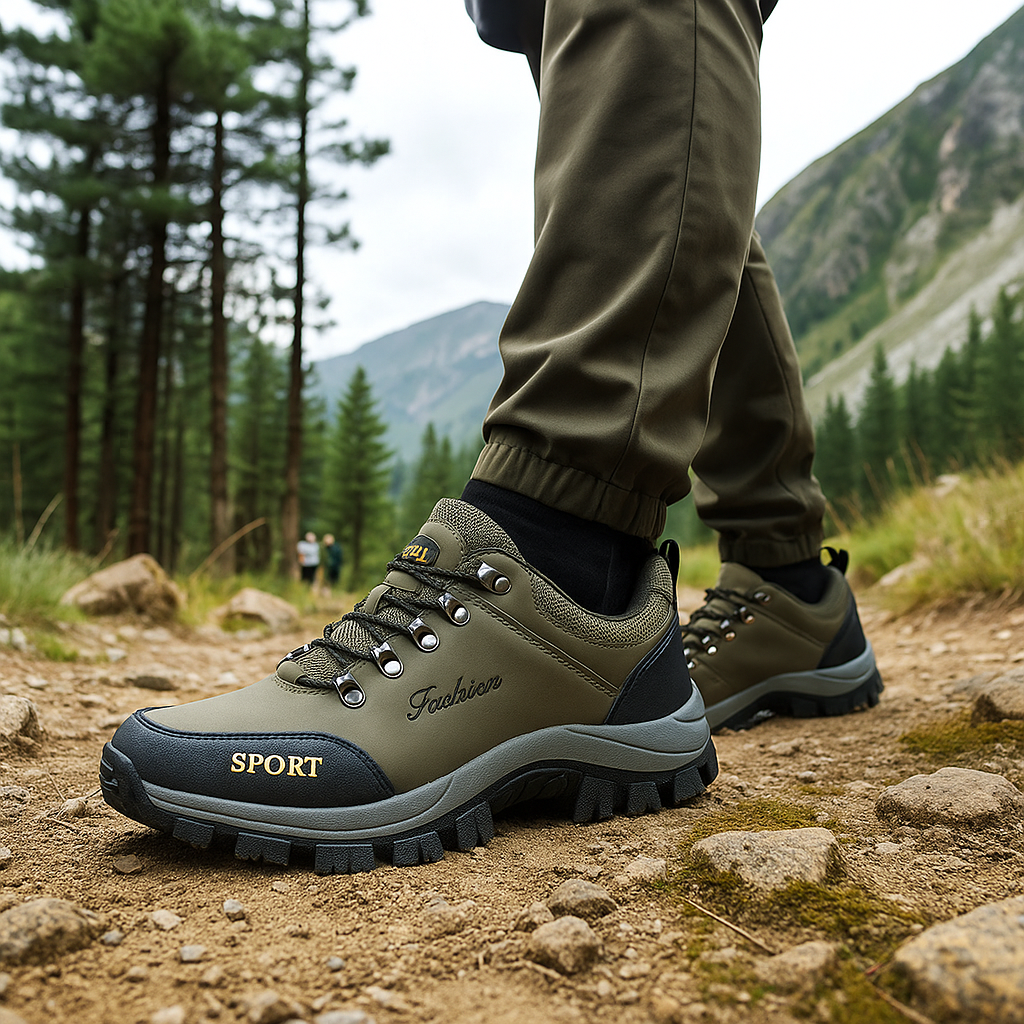 Men's Waterproof Trekking Trail Shoes - Lightweight - Superior Grip