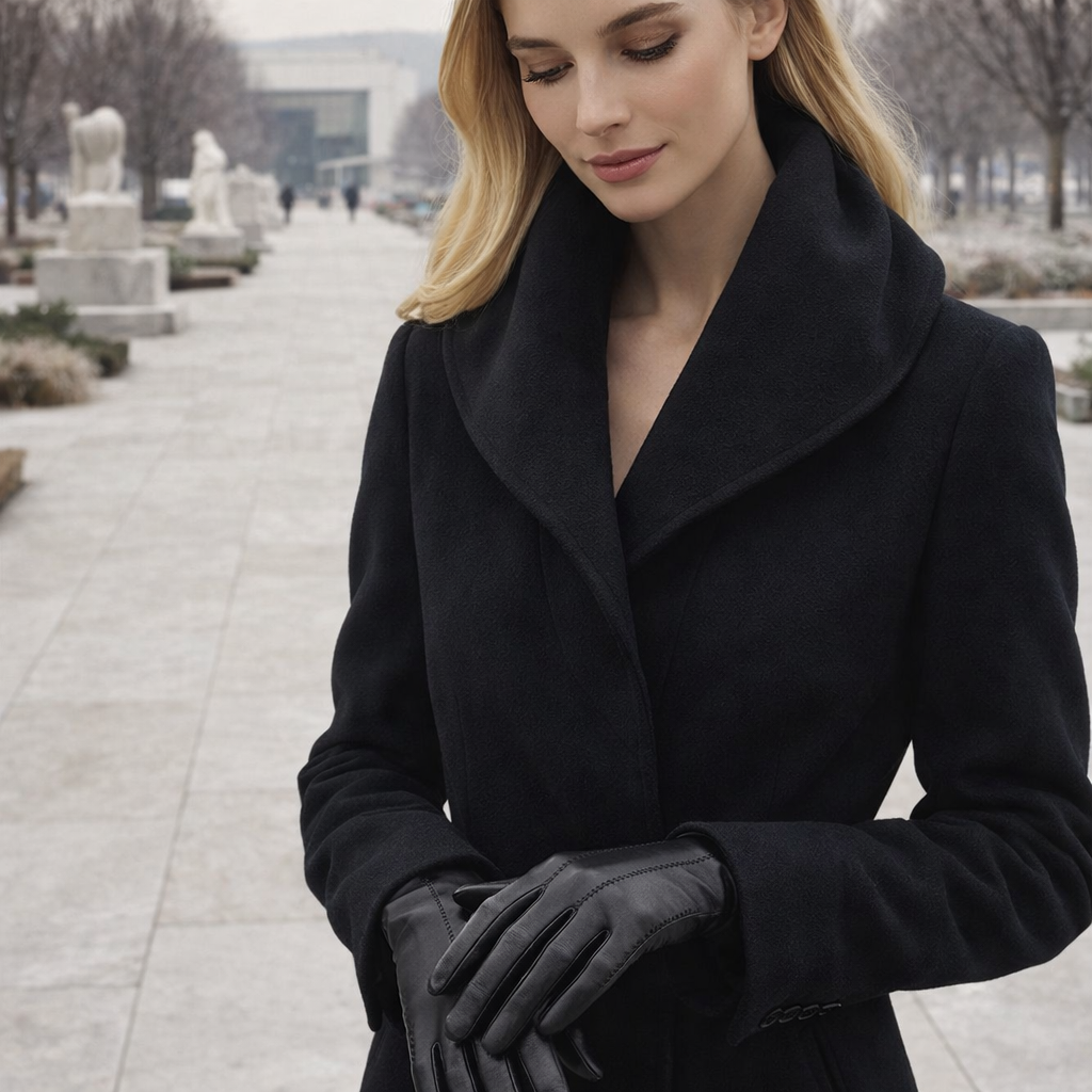 Velvet Luxe Touchscreen Winter Gloves