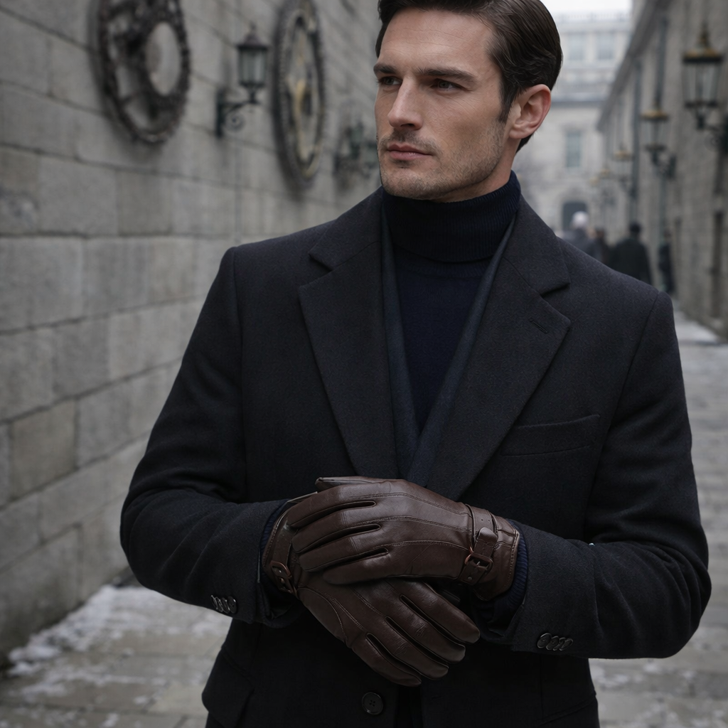 Men’s Gloves | Thermal Touchscreen | Luxury Soft Warm Style Men’s Gloves | Touchscreen Warm | Thermal Luxury Soft Fit