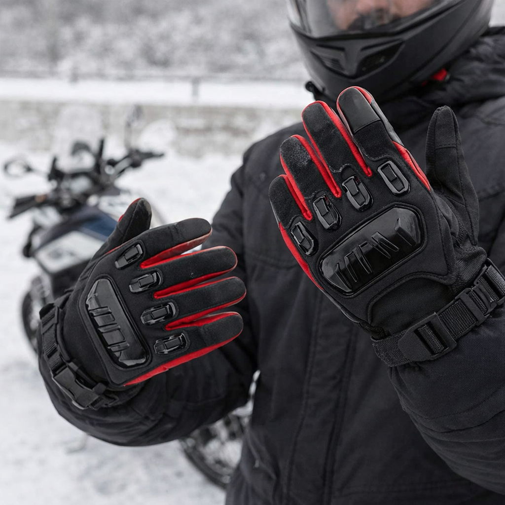 Thermo Grip - Waterproof Insulated Motorcycle Winter Gloves