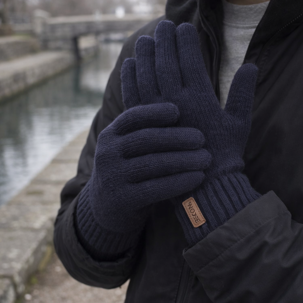 Winter Gloves | Knit Thermal | Touchscreen Stylish Warm Fit