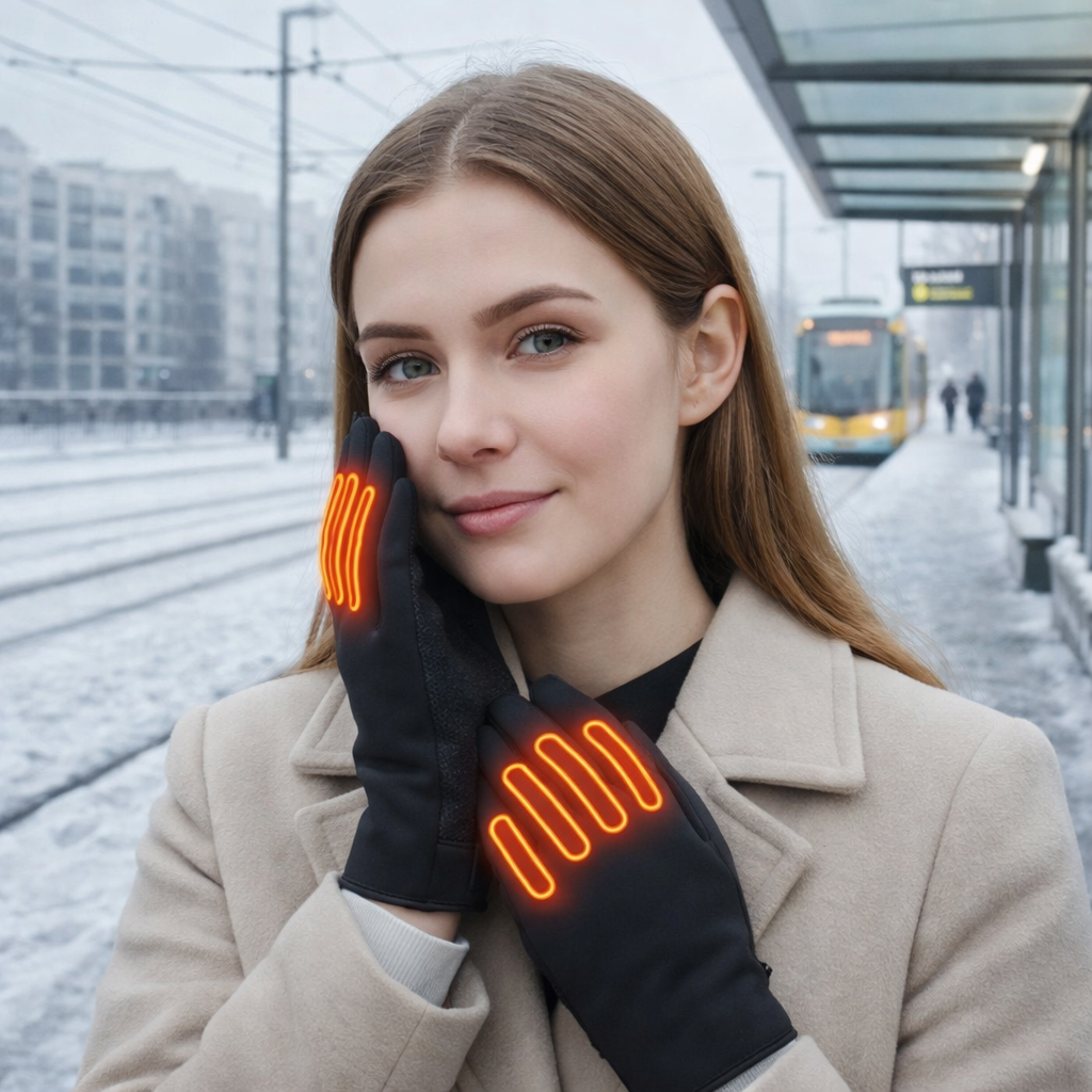 Winter Gloves | Waterproof Heated | Touchscreen Thermal Warm Fit