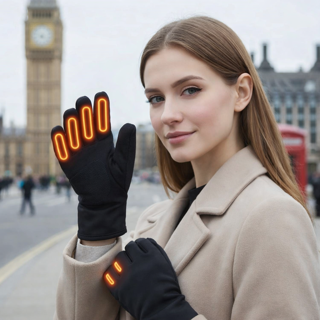 Winter Gloves | Waterproof Heated | Touchscreen Thermal Warm Fit