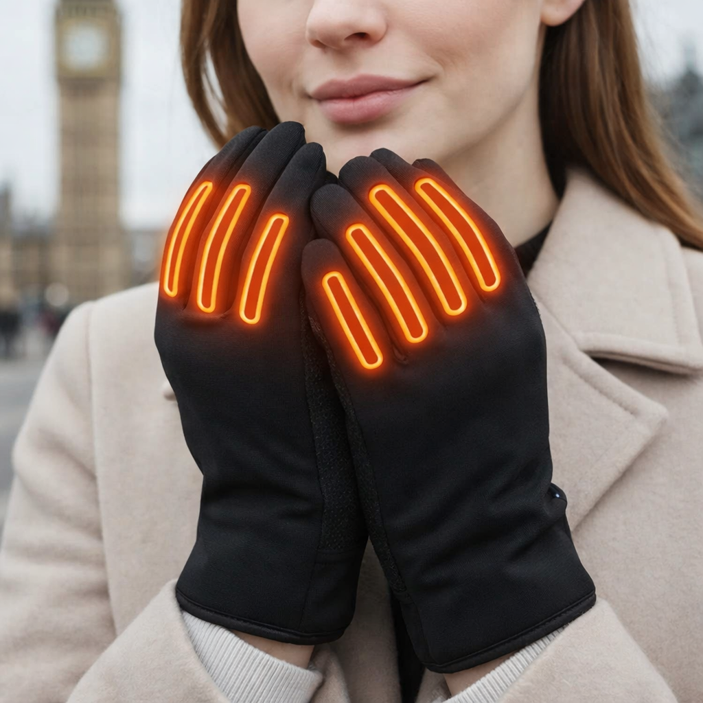 Winter Gloves | Waterproof Heated | Touchscreen Thermal Warm Fit
