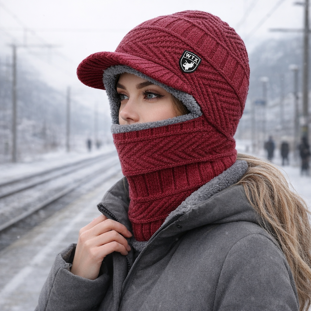 Women Balaclava | Knit, Thermal, Winter | Face Neck Cover, Cold Weather