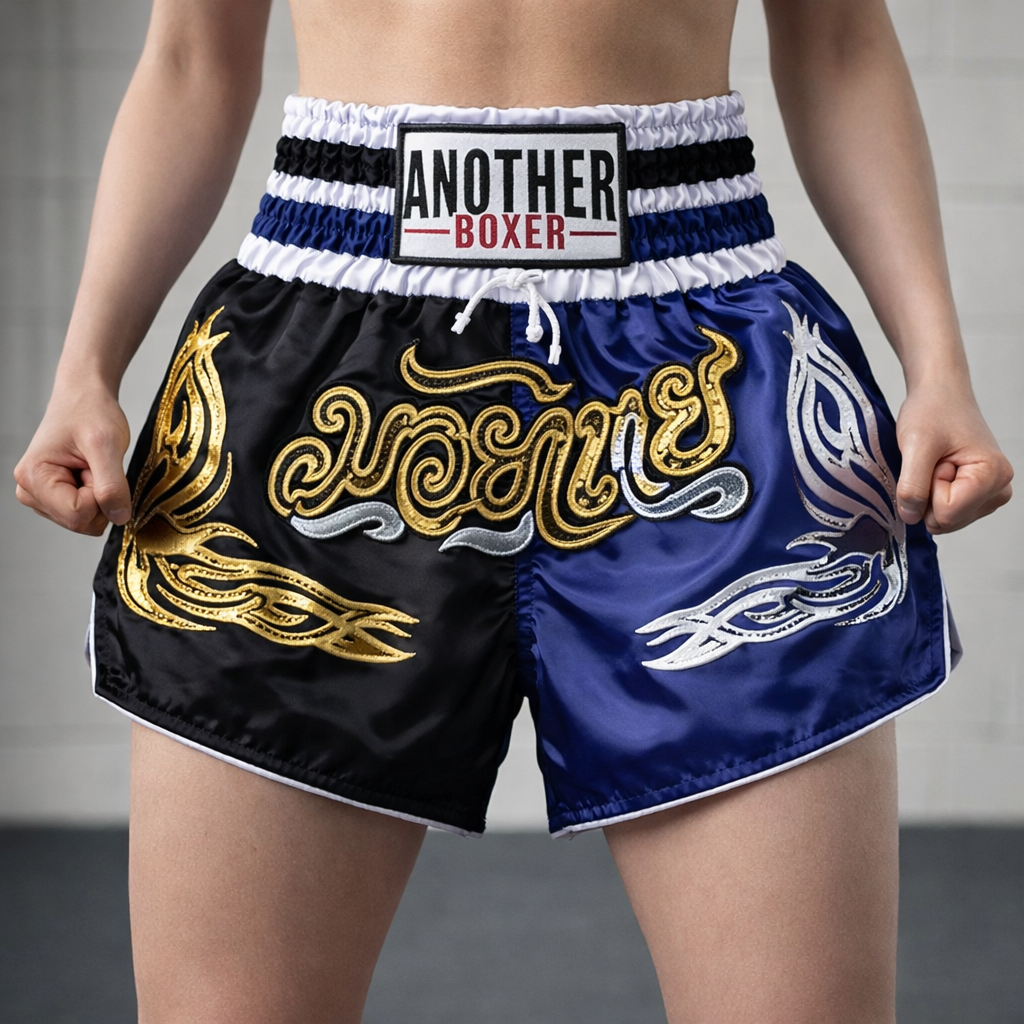 Muay Thai Shorts | Unisex, Embroidered, Durable | Kickboxing Training