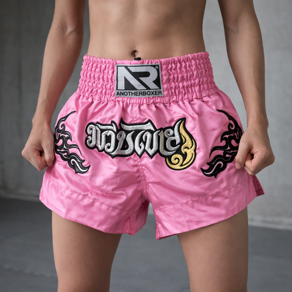 Muay Thai Training Shorts | Unisex, Durable, Embroidered | Kickboxing