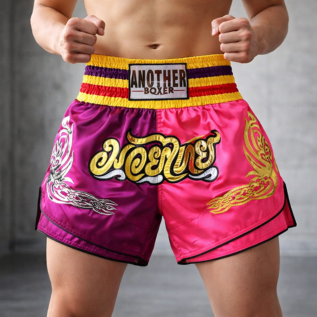 Muay Thai Training Shorts | Unisex, Durable, Embroidered | Kickboxing